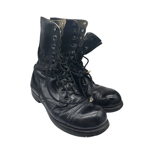 Vtg 1950s BFG Combat Biker Military Jump Paratrooper 8.5 Lace Up Trooper - Picture 1 of 10